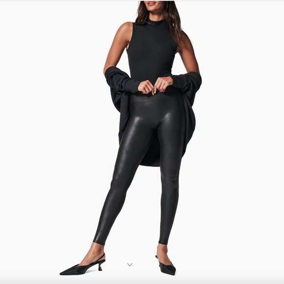 NWT Spanx Faux Leather Leggings - Picture 2 of 6